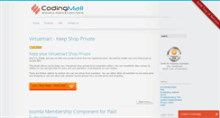 Desktop Screenshot of codingmall.com